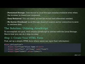 How to Convert HTML Form Data to XML and Save it in Local Storage with JavaScript