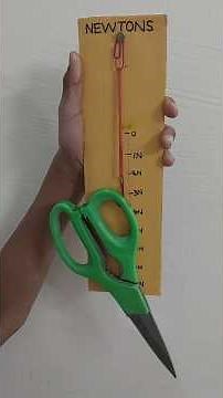 how to make force meter #shorts #science #force #newton #measuring