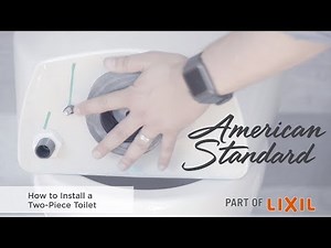 How to Install a Toilet: Two-Piece Toilet Installation