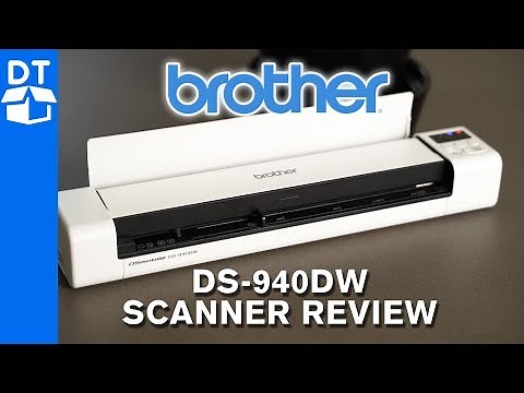 Brother DS-940DW Portable Scanner Review + How To Use