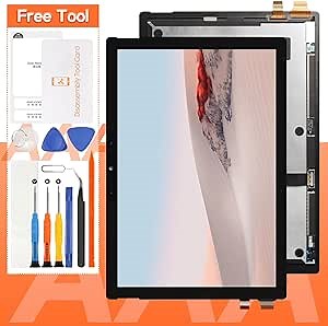 Screen Replacement for Microsoft Surface Pro 7 LCD Display 1866 2019 C02XR7Y9JG5H Touch Screen Digitizer Full Assembly,with Tools