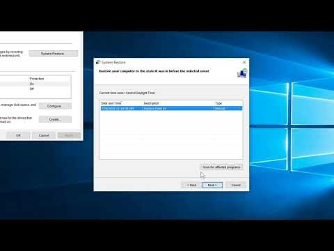 Windows 10 - How to Restore Windows From a Restore Point