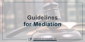 Guidelines for Mediation
