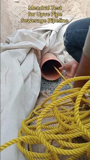 Deflection (Mandrel) Test for uPVC Pipeline #sewerage #pipeline #deflection ‪@ZeeConstructionHub‬