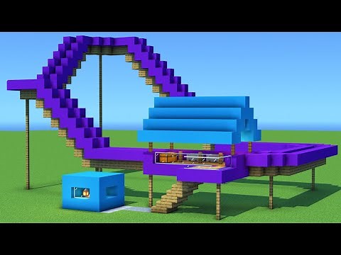 Minecraft Tutorial: How To Make A Roller Coaster "Fair Part 15"