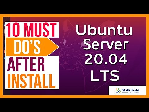 💥 10 Things You MUST DO After Installing Ubuntu Server 20.04 LTS