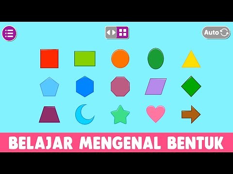 Belajar Mengenal Bentuk | Mengajar Bentuk Benda | Edukasi Untuk Anak PAUD Dan TK