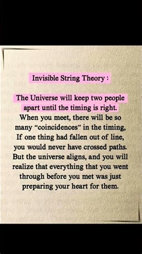 invisible string theory. #psychology #quotes #shorts #motivation #englishquotes