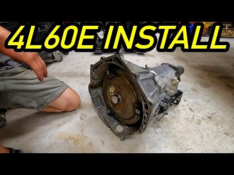 4L60E TRANSMISSION INSTALL || EASY