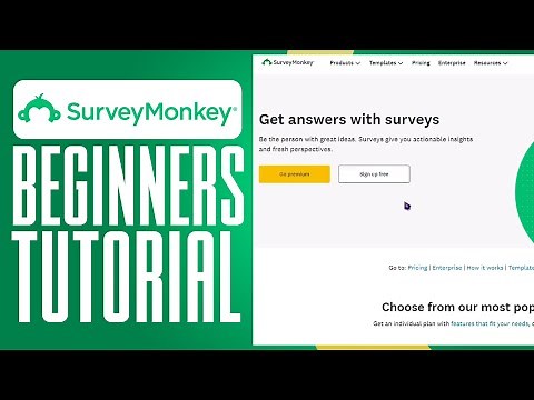 SurveyMonkey Tutorial (2025) How To Use SurveyMonkey & Create Surveys