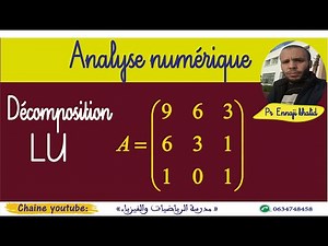 LU Decomposition Numerical Analysis Example 1