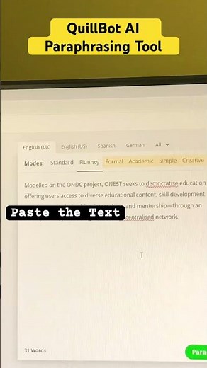 QuillBot AI | Paraphrasing Tool #aitools #quillbot #paraphrasing #shorts