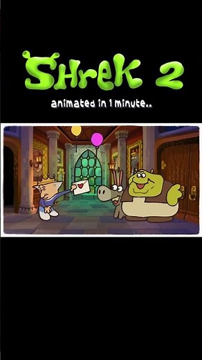 Shrek 2 in ONE MINUTE #shorts