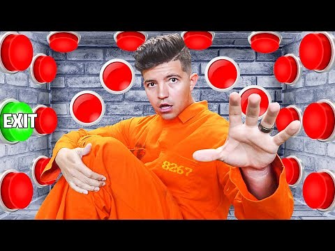 100 Mystery Prison Buttons but Only One Lets You Escape...