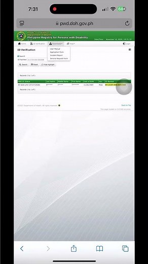 This is how you will verify if your PWD is already registered. Just go to pwd.doh.gov.ph 😘©️