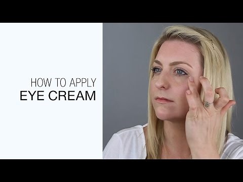 How to Apply Eye Cream - Skincare Tutorial