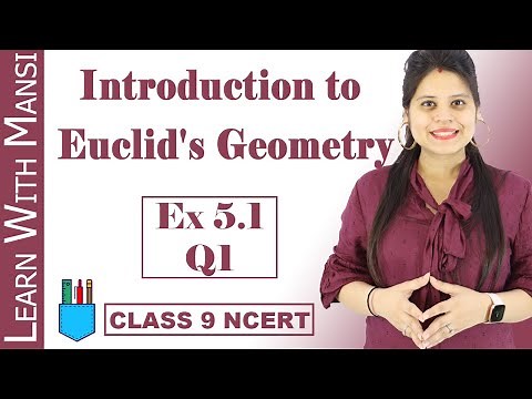 Class 9 Maths | Chapter 5 | Exercise 5.1 Q1 | Introduction to Euclids Geometry | NCERT