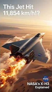 This Jet Hit 11,854 km/h!? NASA’s X‑43 Explained! #facts #short #nasa