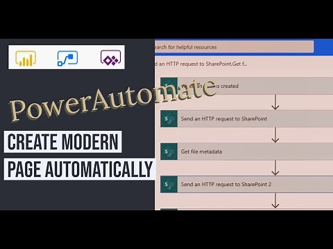 Create SharePoint Pages automatically with Power Automate
