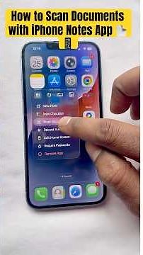 How to Scan Documents with iPhone #iphone
