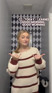 Good Morning in ASL (Not a Teacher) #americansignlanguage #signlanguage #asl #signoftheday #goodmorning | ASL with Lola
