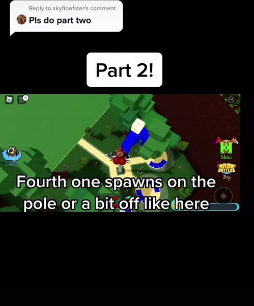 Reply to @skyfloofster Part 2 on how to do the Find me quest in build a boat