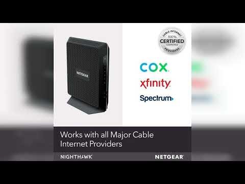 Review: Netgear Nighthawk Cable Modem WiFi Router Combo C7000-Compatibility Cable Providers In...