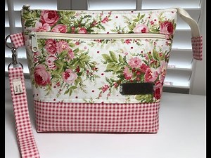 Three-zipper bag tutorial - Revised