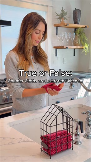 True or false: Counter Cloths are just for the kitchen? False! These little multitaskers come in handy in almost every room, and even on the go! Anywhere you’d reach for a paper towel or napkin, reach for your trusty Counter Cloth instead. 🙌 The best part? They end up in your laundry basket, not the landfill. 🌎 What’s an unexpected way you use your Counter Cloths? Share your favorite hacks in the comments, we love seeing your creative ideas! | Norwex