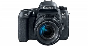 Canon EOS 77D DSLR Camera Black With EFS 18-55mm IS STM Lens