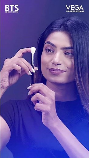 Perfect Eyeshadow Blending with Vega Professional Eye Blender Brush | Step-By-Step Tutorial