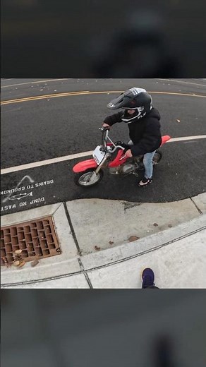 Biker helps smart kid #shorts