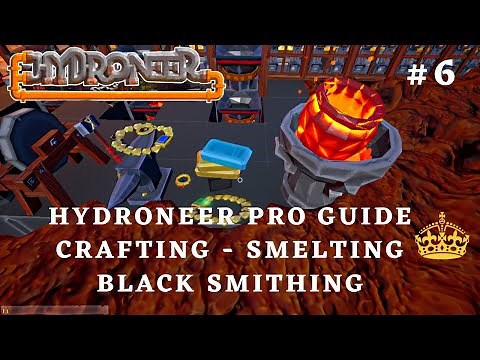 Hydroneer Crafting Tutorial - Ring, Necklace & Jewelry Smelting | Ep 6