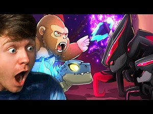 BABY KONG and BABY ZILLA JR vs BABY MUTOS! (Reaction)