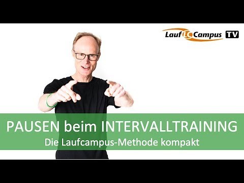 Pausen beim Intervalltraining | Tempotraining im Laufcampus Training