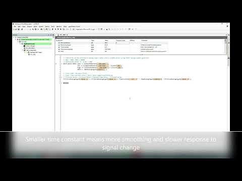 How to filter analog signals in PLC (Codesys)