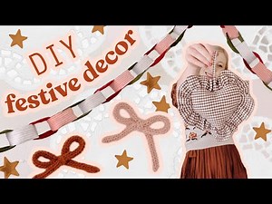 DIY Christmas Decorations (Beginner Friendly!) | FESTIVE SEWING IDEAS