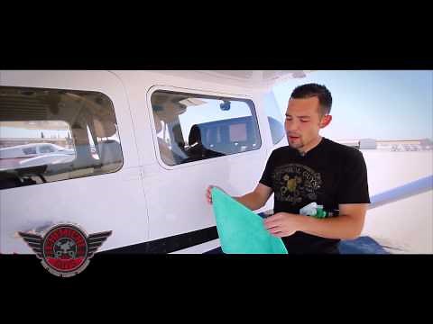 How To: Clean Plexiglass & Plastic Window - Airplane Detailing Car Care Cessna