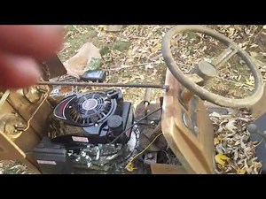 Riding tractor repower Harbor Freight Predator engine SHE'S ALIVE!