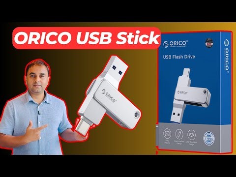 ORICO EB05 USB Stick Review: 128GB USB-C & USB-A Flash Drive | 5MB/s Speed Test for MacBook