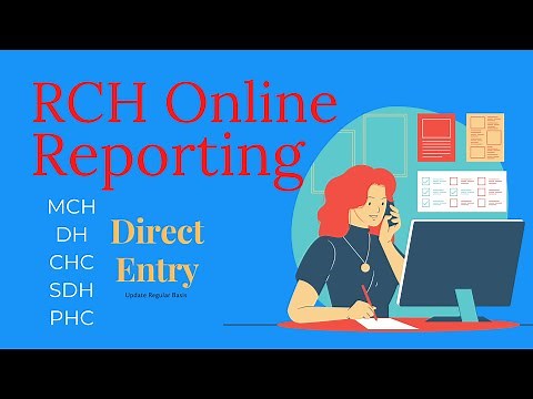 How to Direct data entry in RCH Portal