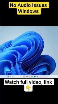 How to Bring Back Your Sound on Windows 10/11 - No Audio Device FIX