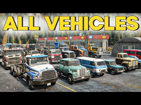 SnowRunner All Vehicles Showcase + Gameplay with OverView