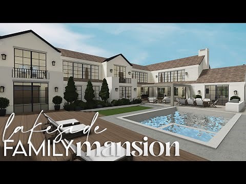 Bloxburg | Lakeside Family Mansion | House Build