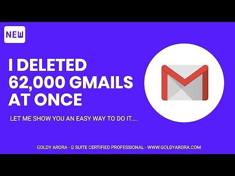 How to delete gmail messages in bulk