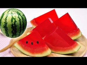 Watermelon Jelly | How To Make Watermelon Jelly | Jelly Watermelon | Live Food
