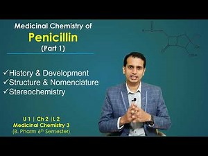Penicillin Medicinal Chemistry (Part 1): History, Structure, Nomenclature & Stereochemistry | U1 L2