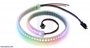 Addressable High-Density RGB 72-LED Strip, 5V, 0.5m (SK6812)