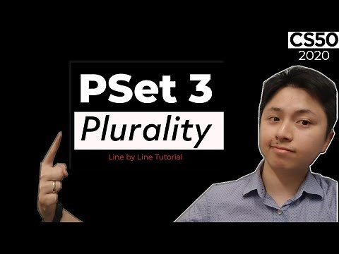 CS50 Plurality Solution - PSET 3 | 2021 Step by Step Tutorial | Live Coding