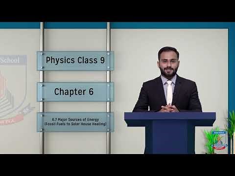 Class 9 - Physics Chapter 6 - Lecture 6 - Major Sources of Energy - Allied Schools